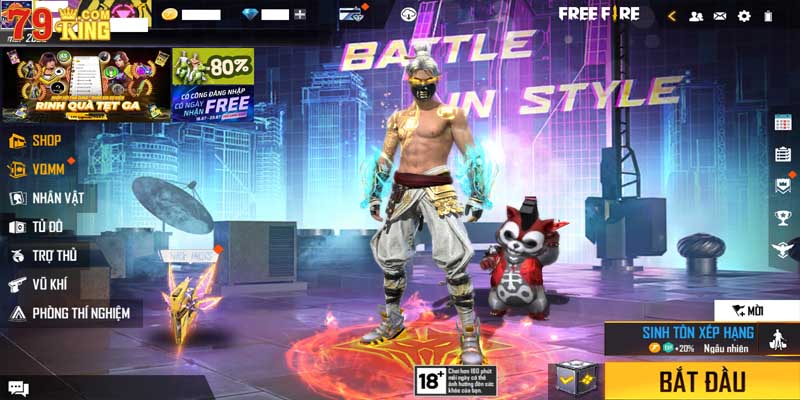 Free Fire là một trò chơi bắn súng nhập vai battle royale