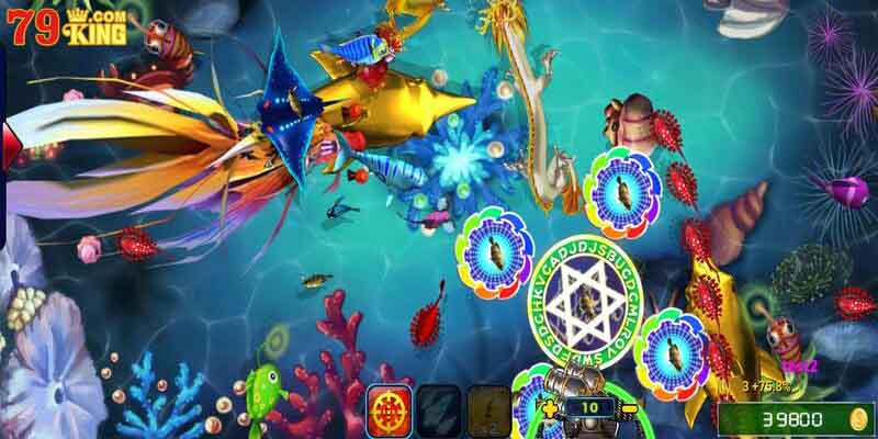 Kho vũ khí trong game bắn cá đa dạng với nhiều lựa chọn