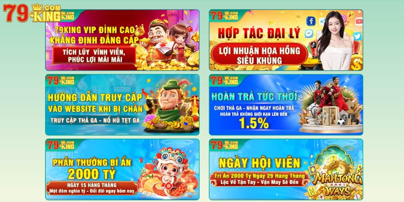 Tổng hợp các sự kiện ưu đãi nổi bật nhất tại nền tảng